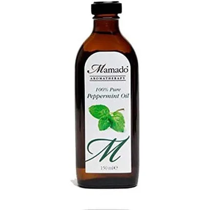 Ulei de Mentă Piperată 100% Natural Mamado, 150ml, Ambalaj Sticlă Brună — preț și oferte