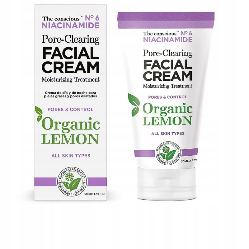 Cremă facială The Conscious, Niacinamide, lămâie 50ml — preț și oferte
