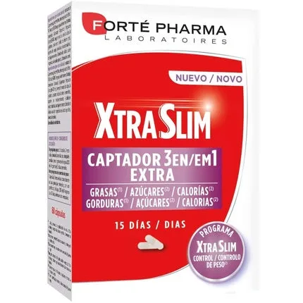 Supliment alimentar Forté Pharma XtraSlim 60 capsule, alb — preț și oferte