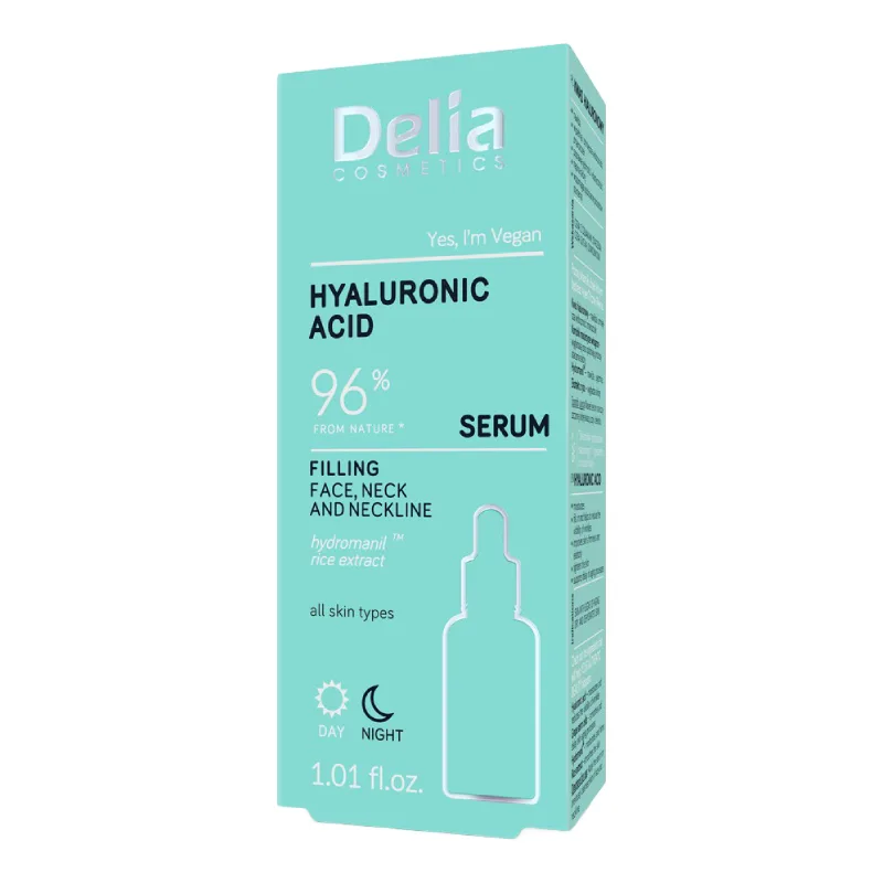 Ser cu acid hialuronic, 30ml, Delia DELIA COSMECTICS POLONIA — preț și oferte