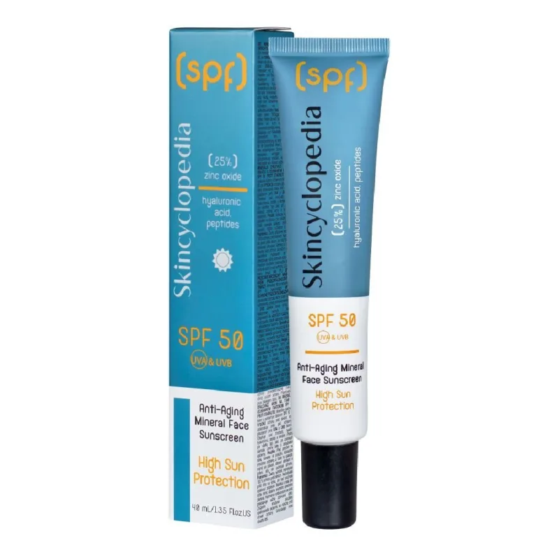 Crema de fata cu SPF50 si actiune anti-aging, 50ml, Skincyclopedia — preț și oferte