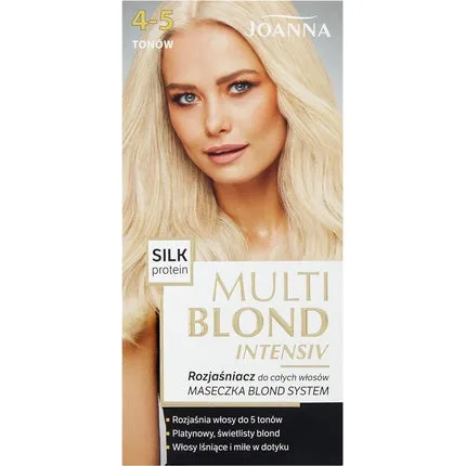 Decolorant păr, Joanna Multi Blond, intens, 4-5 tonuri — preț și oferte