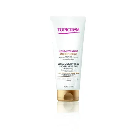 Lotiune autobronzanta, Topicrem, ten sensibil, 200ml — preț și oferte