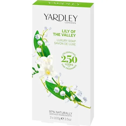 Săpun solid Yardley London Lily of the Valley 100g, set 3 bucăți — preț și oferte