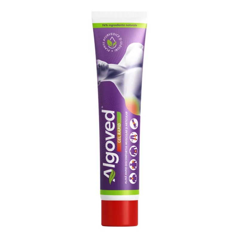 Gel rapid alinare disconfort muscular, 30 g, Algoved — preț și oferte