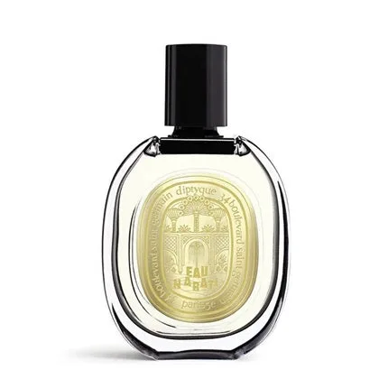 Perfume Diptyque Nabati, Eau De Parfum Spray, 75ml, sticlă ovală cu etichetă aurie și dop negru — preț și oferte