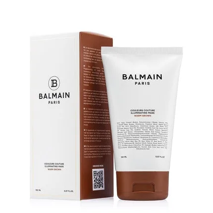 Masca de păr iluminantă, Balmain Hair, Couleurs Couture, Warm Brown, 150 ml Balmain Professionnel — preț și oferte