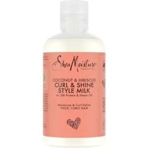 Lapte de coafare Shea Moisture, Coconut & Hibiscus, 254ml