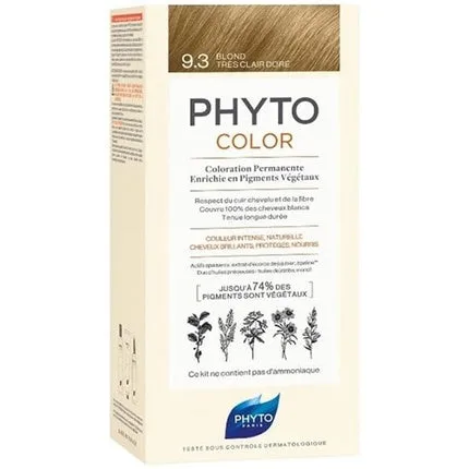 Vopsea permanentă, Phyto PhytoColor, blond foarte deschis auriu — preț și oferte