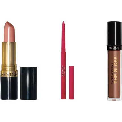 Ruj Revlon Super Lustrous, Nude, Creion contur buze, Gloss Choco Crush — preț și oferte