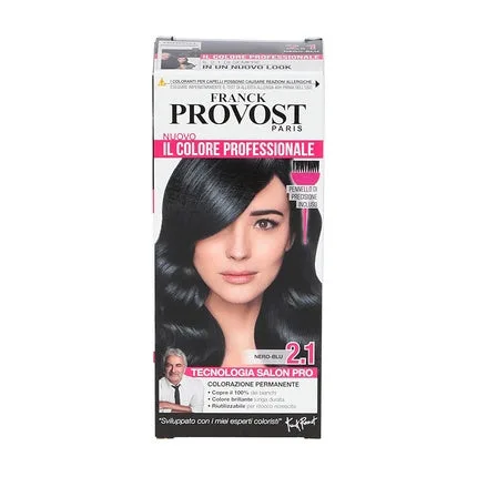 Vopsea păr, Franck Provost, pensulă precizie, negru albastru — preț și oferte
