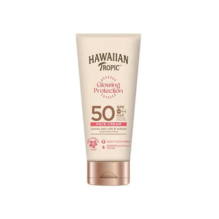 Cremă Facială Solară Hawaiian Tropic SPF 50, Protecție Strălucitoare, 50 ml — preț și oferte