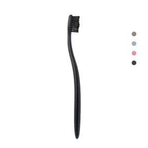 Periuță de dinți Elgydium Style Recycled Medium, negru, mâner ergonomic
