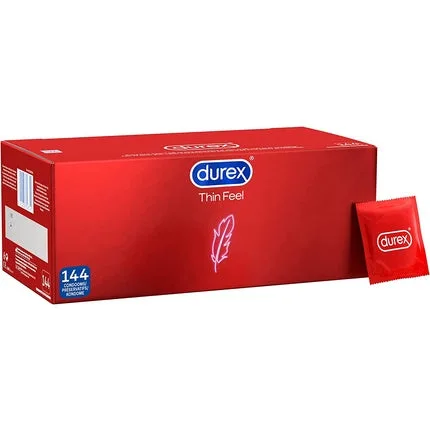 Prezervative, Durex, Thin Feel, roșu — preț și oferte