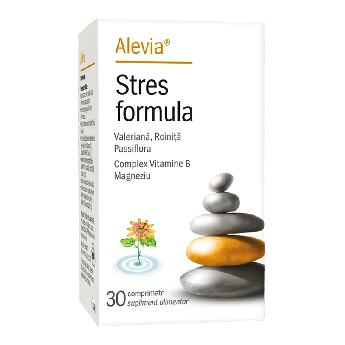 Stres formula, 30 comprimate, Alevia — preț și oferte
