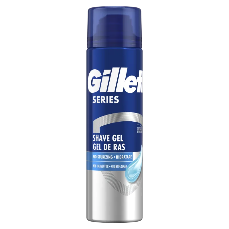 Gel de ras, Gillette, Series, 200ml, Hidratant — preț și oferte