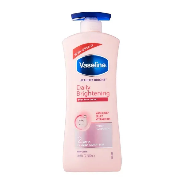 Loțiune de corp Vaseline Healthy Bright, 600 ml, roz — preț și oferte