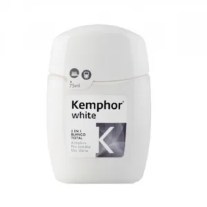 Deodorant Kemphor White 2 în 1, 75 ml, alb