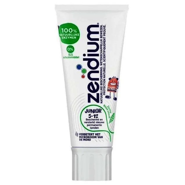 Pastă de dinți, Zendium, Junior, 50 ml, alb — preț și oferte