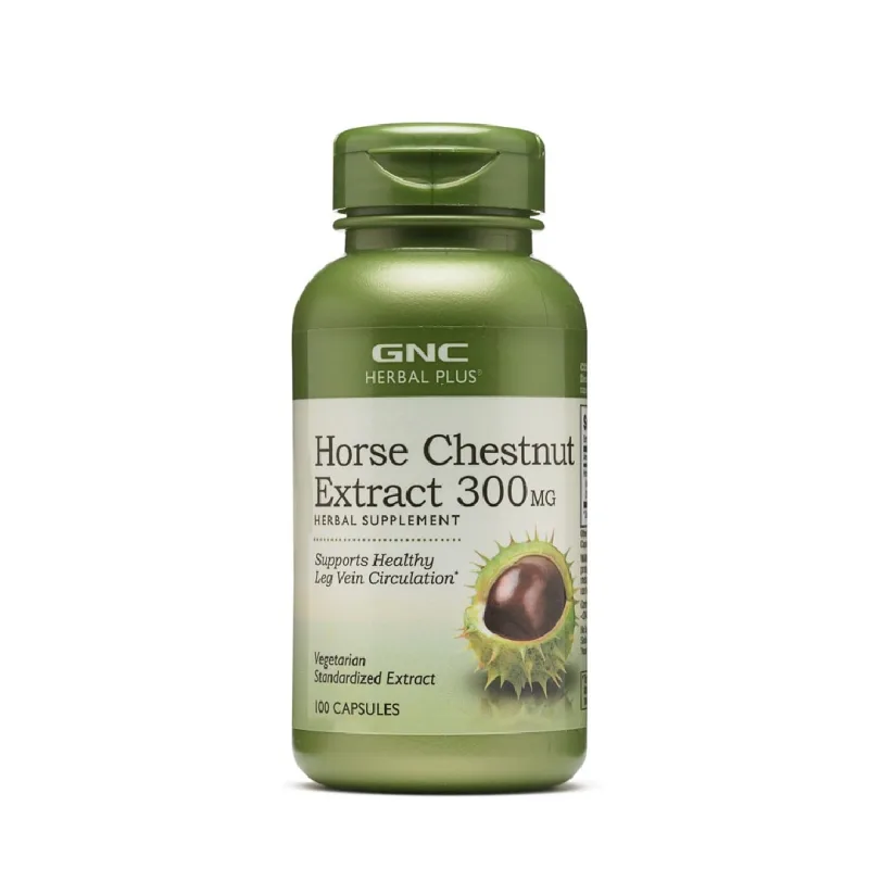 Horse Chestnut Extract 300 mg, 100 capsule, GNC GENERAL NUTRITION CORPORATION — preț și oferte