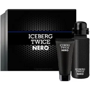 Set cadou parfum, Iceberg, Twice Nero, parfum 125ml, gel de duș 100ml