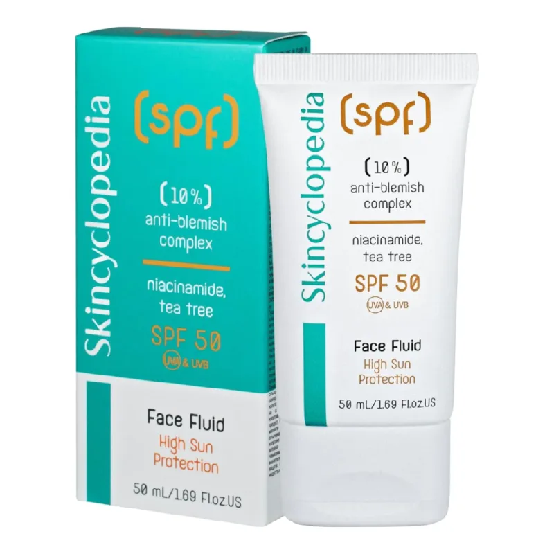 Crema de fata cu SPF50 pentru tenul cu imperfectiuni, 50 ml, Skincyclopedia — preț și oferte
