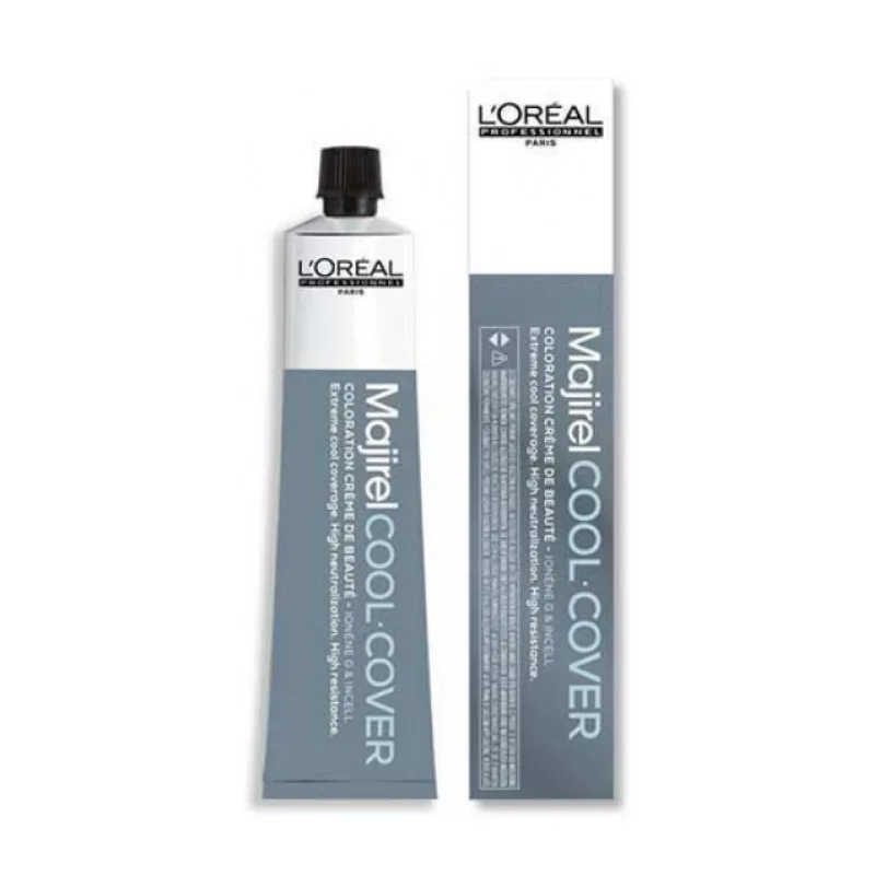 Vopsea de par, L'Oréal Professionnel, Majirel 7.82 Cool Cover, Blond Mediu Mocha Iridescent, 50ml L'Oréal Paris — preț și oferte