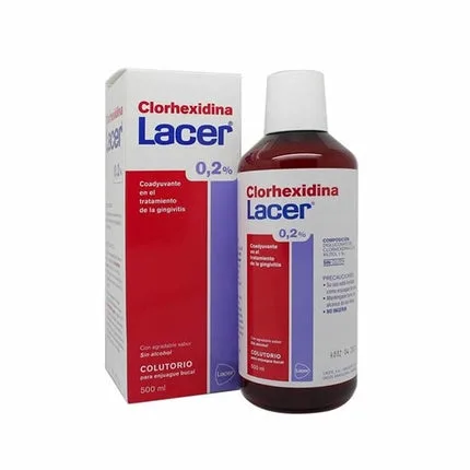 Colutoriu Lacer Clorhexidina 0,2%, 500ml, Fără alcool — preț și oferte
