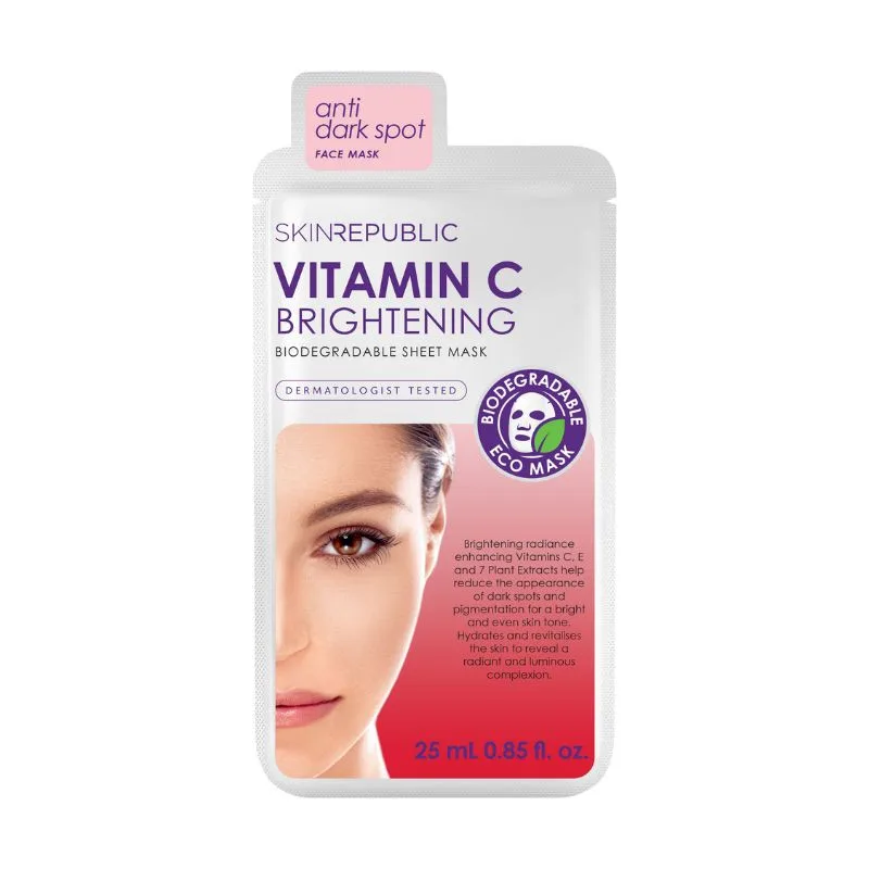 Masca servetel iluminatoare cu Vitamina C, 25ml, Skin Republic — preț și oferte