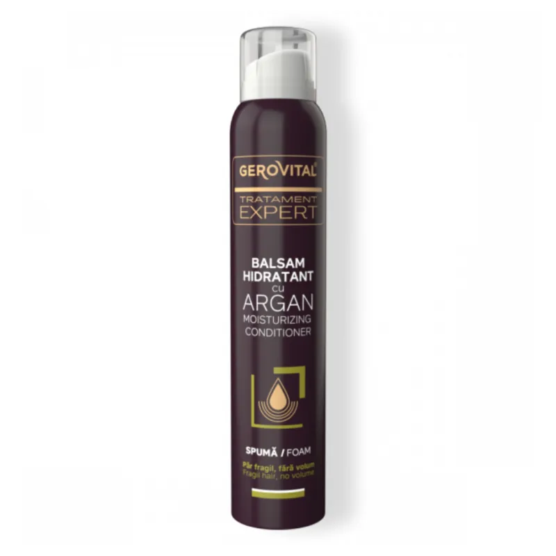 Balsam-spuma hidratant cu argan, 200ml, Gerovital FARMEC — preț și oferte