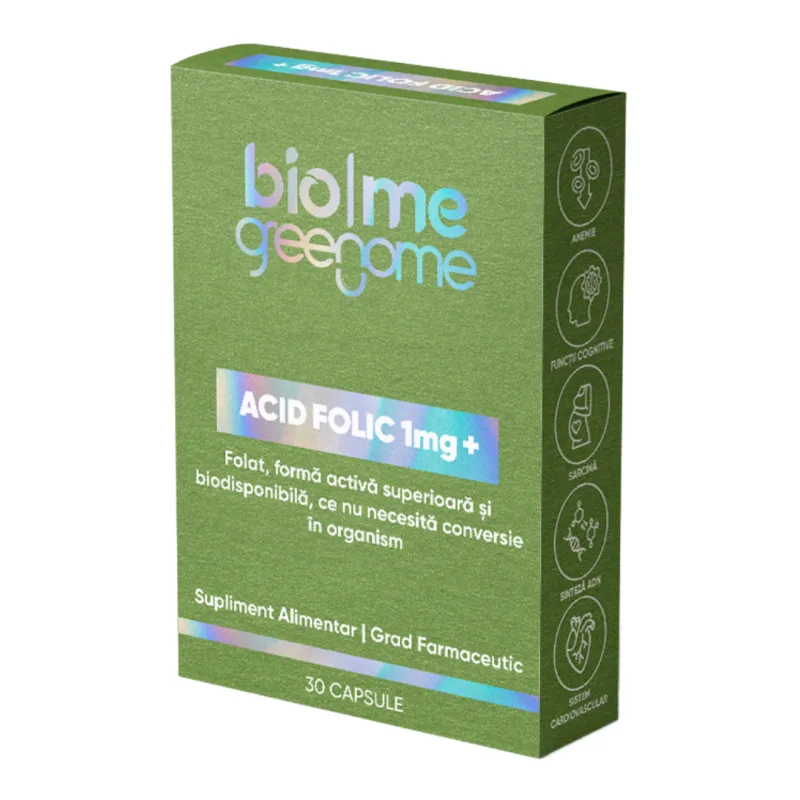 Acid Folic 1mg, 30 comprimate, Biome — preț și oferte