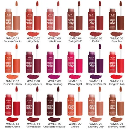 Ruj mat, NYX, Smooth Whip, cremă NYX Professional Makeup — preț și oferte