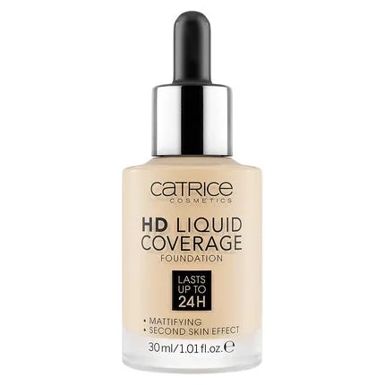Fond de ten, Catrice, HD Liquid Coverage, 005 Ivory Beige — preț și oferte