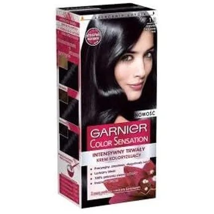 Vopsea de păr, Garnier, Color Sensation, 1.0 Negru Onix — preț și oferte