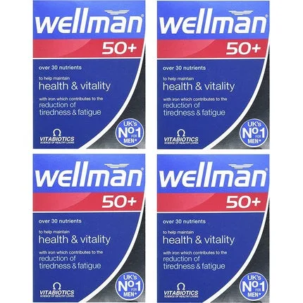 Vitamine, Hensita, Wellman 50+, 30 comprimate — preț și oferte