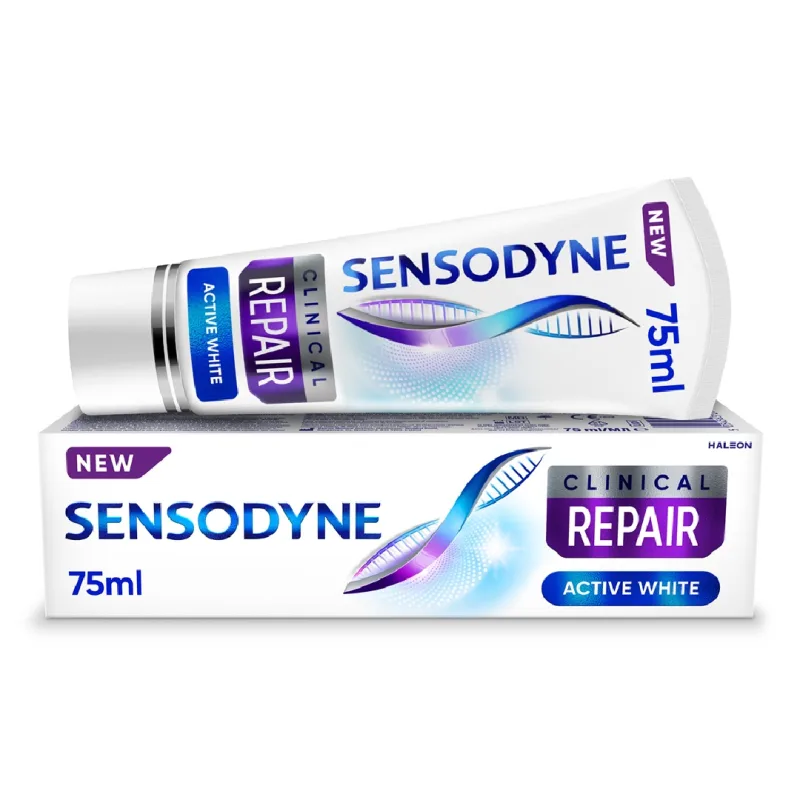 Pasta de dinti Clinical Repair Active White, 75 ml, Sensodyne — preț și oferte