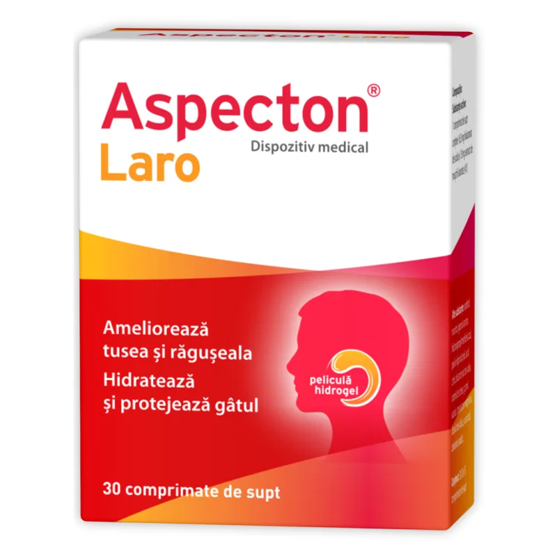 Aspecton Laro, 30 comprimate de supt, Zdrovit — preț și oferte