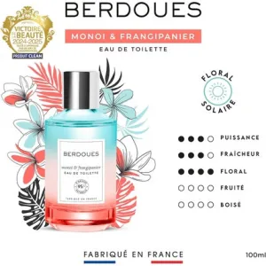 Berdoues Eau de Toilette Monoi & Frangipani, Floral Solar