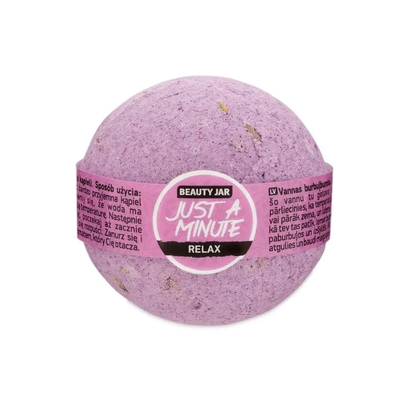 Beauty Jar Bila de baie efervescenta relaxanta cu lavanda, Just a minute, 150g — preț și oferte