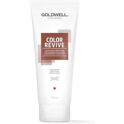 Balsam Goldwell Dualsenses Color Revive, Warm Brown, 200ml — preț și oferte