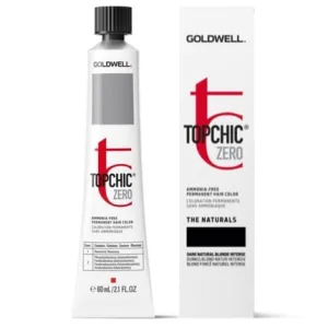 Vopsea de păr permanentă Goldwell Topchic Zero, culoare Neagră, 60 ml