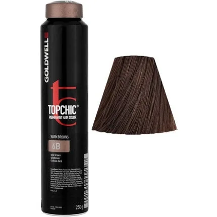 Vopsea de păr permanentă, Goldwell Topchic, castaniu auriu, 250ml — preț și oferte