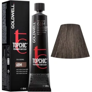 Vopsea de păr, Goldwell, Topchic Cool Browns 6MB, 60ml