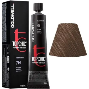 Vopsea de par, Goldwell, Topchic 7N Medium Blonde, 60ml