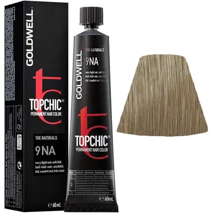 Vopsea de par, Goldwell Topchic, 9NA, Natural Saten Cenusiu — preț și oferte