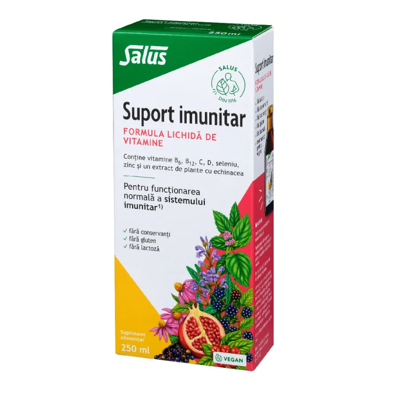 Formula lichida de vitamine Suport imunitar, 250 ml, Salus — preț și oferte