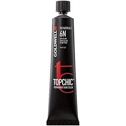 Vopsea permanentă păr, Goldwell, Topchic 6Rb Mediu Roșu Fag, 60 ml — preț și oferte