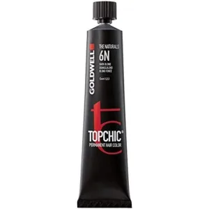 Vopsea de păr permanentă, Goldwell, Topchic TB, blond mediu bej