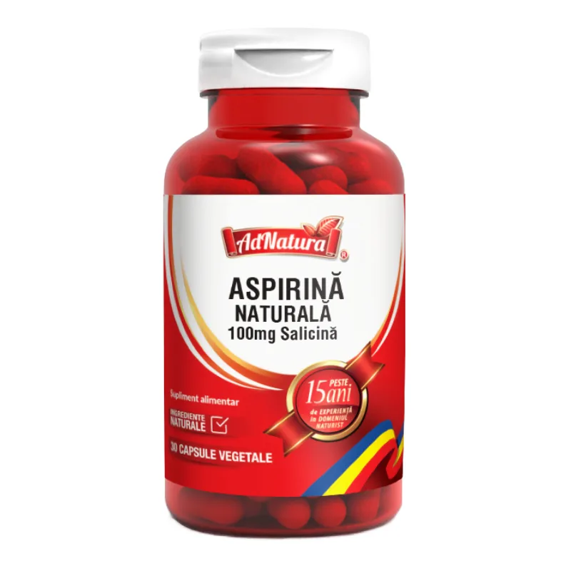 Aspirina Naturala, 60 capsule, AdNatura — preț și oferte