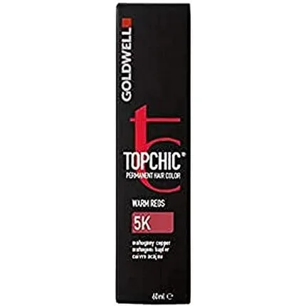Vopsea de par permanenta, Goldwell Topchic TB, Mahon Cupru, 60ml — preț și oferte